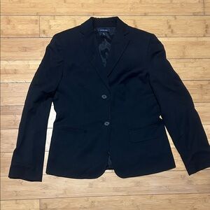 Lands' End Classic Black Sport Coat